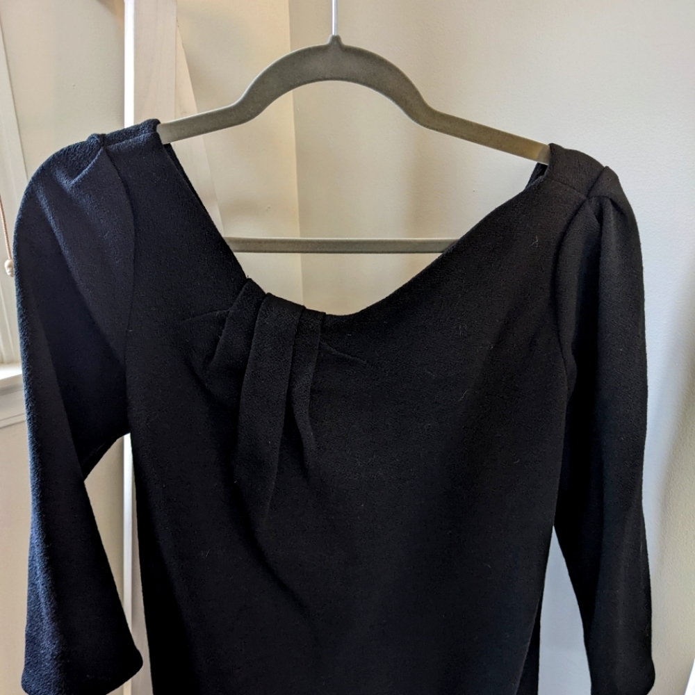Diane Von Furstenberg DVF Black Dress